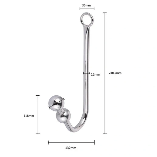 Anal with and Cuffs Collar Beaded Elegant 5334 Hook 1206